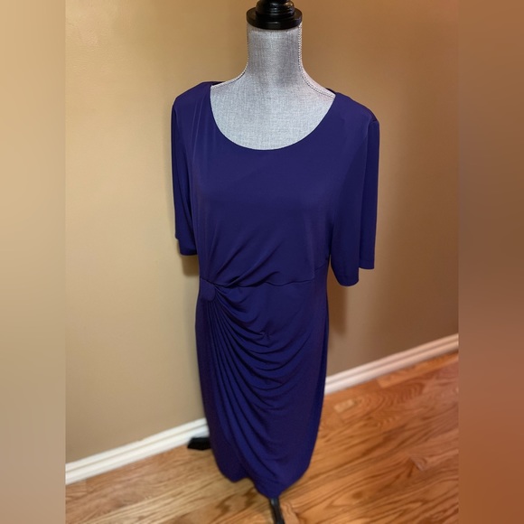 Dressbarn Purple Dress - Picture 2 of 8